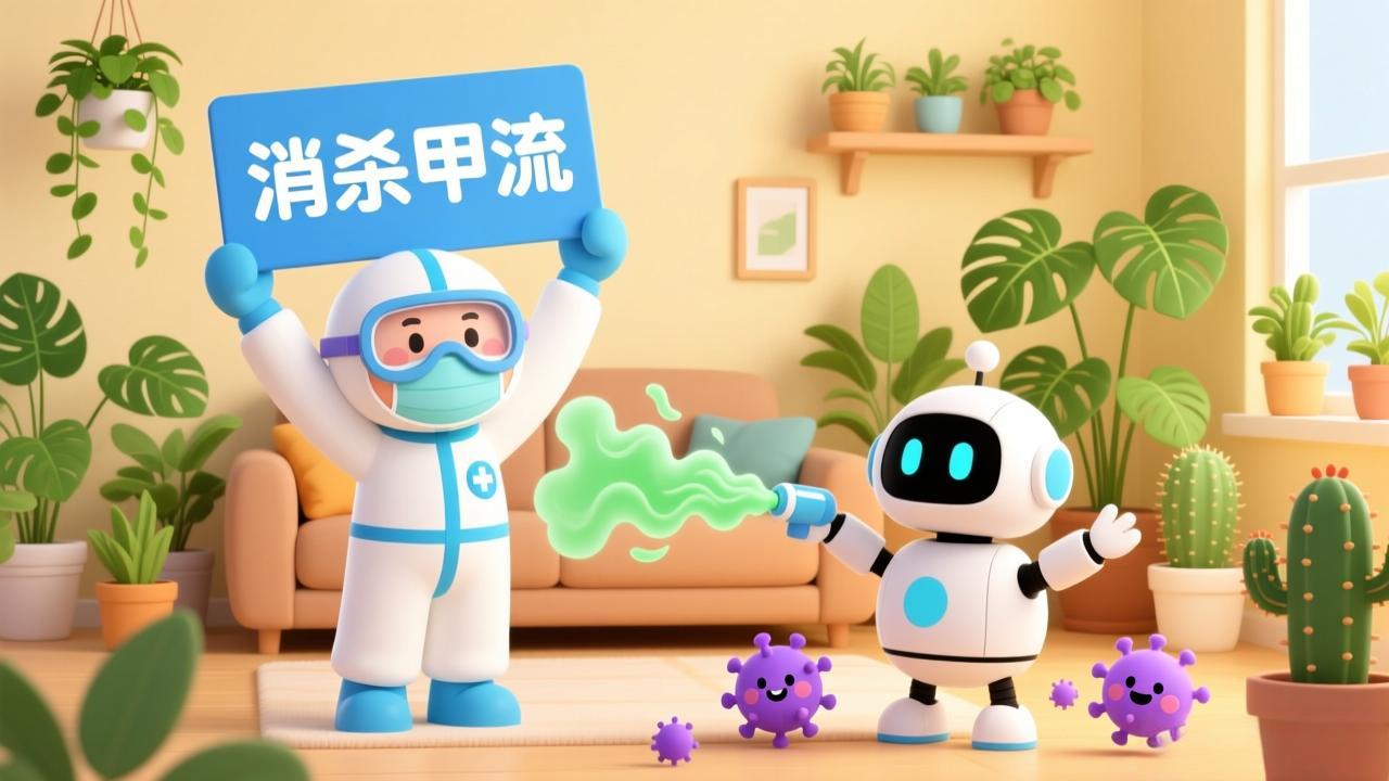 防护小贴士消杀甲流病毒用什么消毒剂实用指南