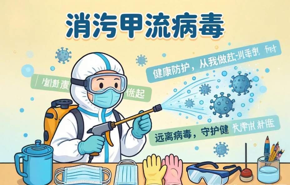 少走弯路消杀甲流病毒的方法这份“秘籍”请收好